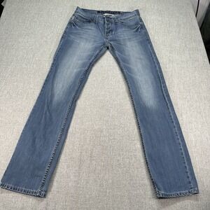 Xscape Men's Slim Straight Jeans - Light Blue